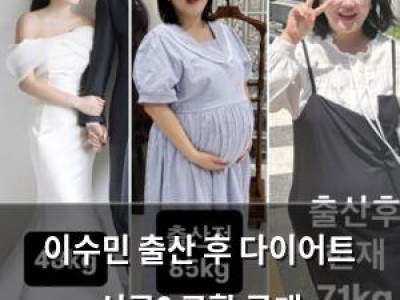 이수민 출산 후 다이어트 성공? 근황 공개