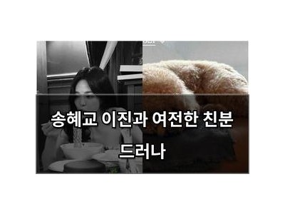 송혜교 이진과 여전한 친분 드러나